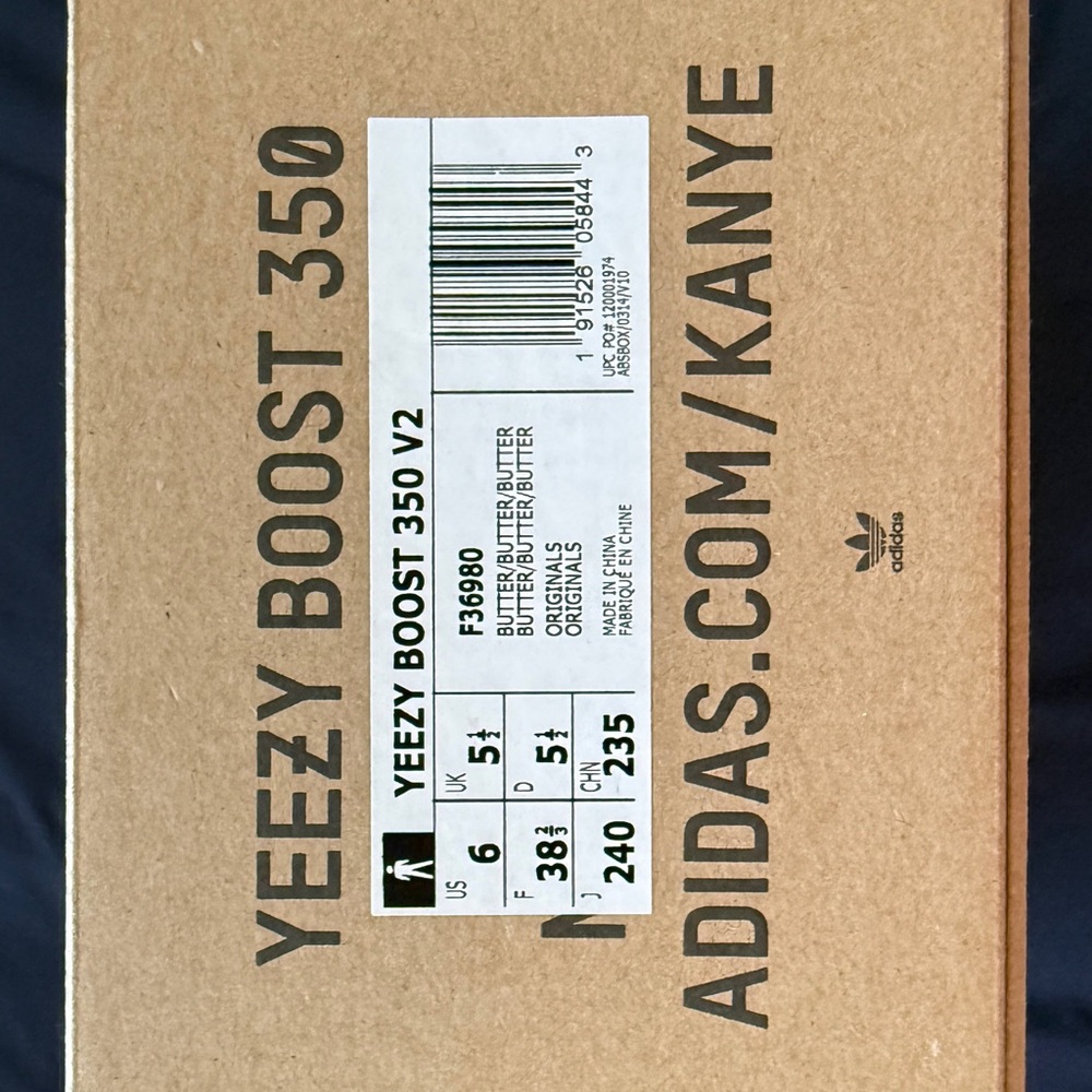 Adidas Yeezy Boost 350 V2 - Butter